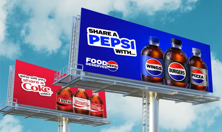 A Pepsi Parodies 'Compartilhe um Coca -Cola' depois que a rival ressuscita a campanha icônica
