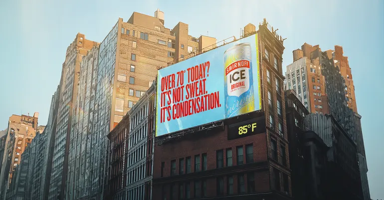 Brilhas de gelo Smirnoff 25 anos com a primeira campanha global