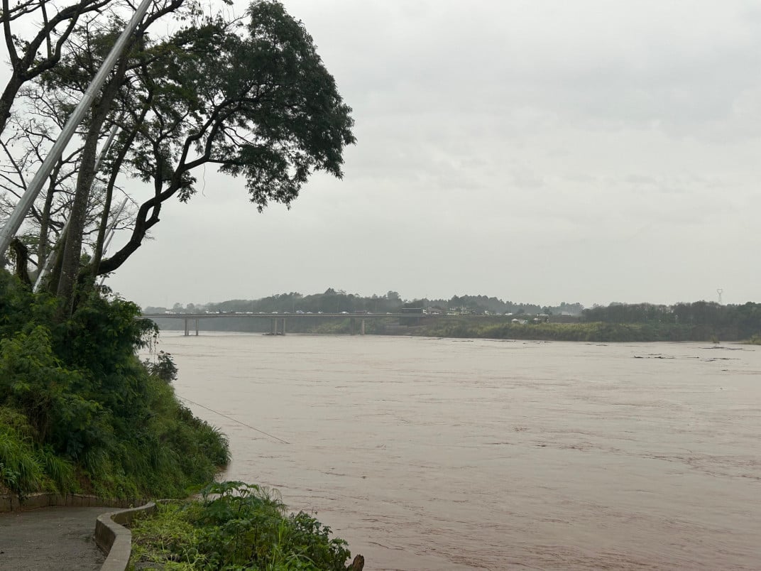 Fortes chuvas elevam o nível dos rios nas Bacias do Guaíba e do Uruguai