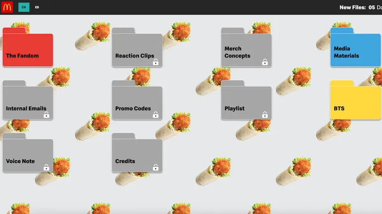 McDonald's vai nos bastidores para hype hype fã favorito