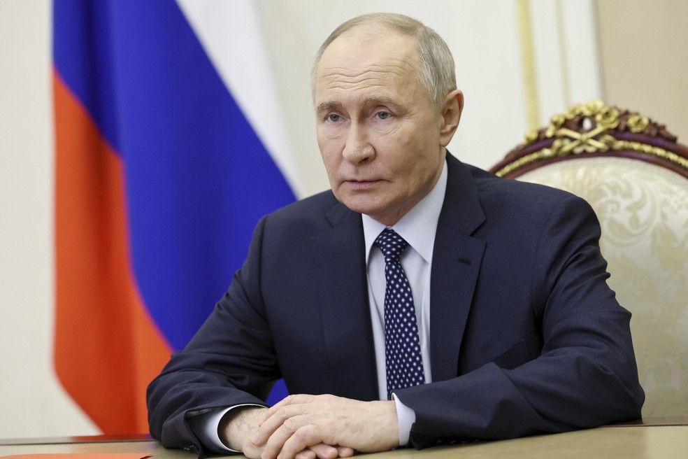Vladimir Putin, presidente da Rússia — Foto: Sergei Ilyin/AP