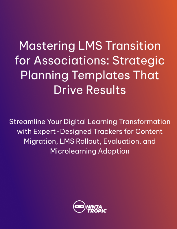 Liberação do eBook: Mastering LMS Transição para associações: modelos de planejamento estratégico que geram resultados
