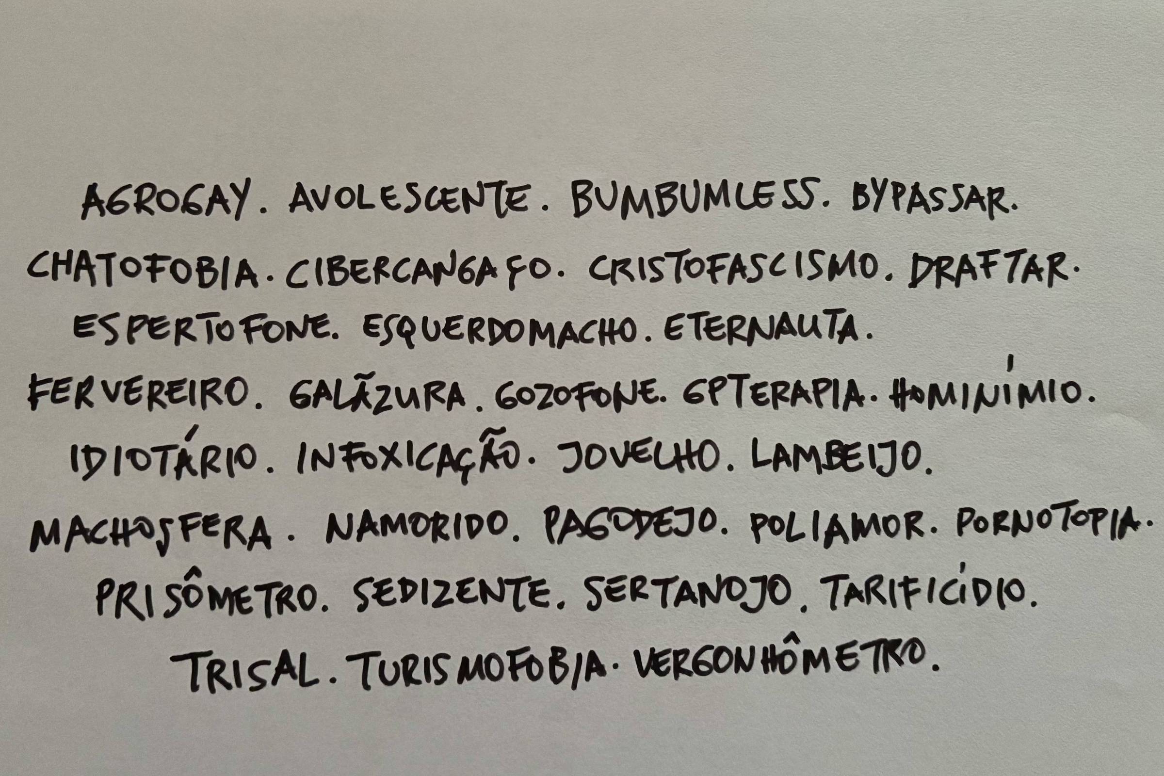 Palavras circulando na imprensa e ainda não oficializadas na ortografia oficial