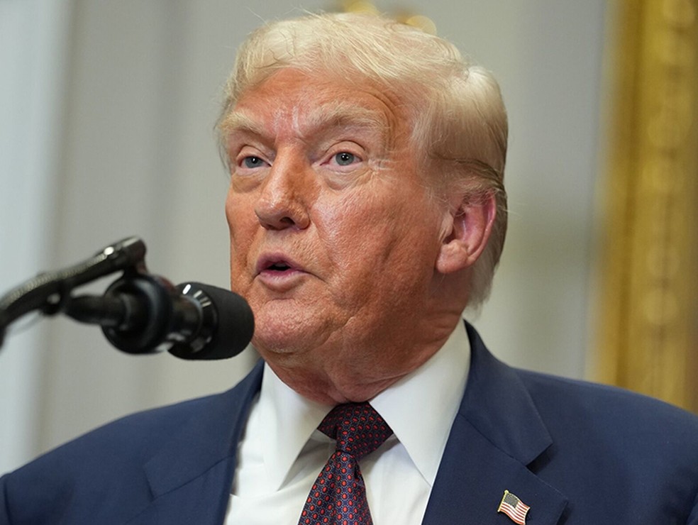 Presidente dos EUA, Donald Trump — Foto: Eric Lee/Bloomberg