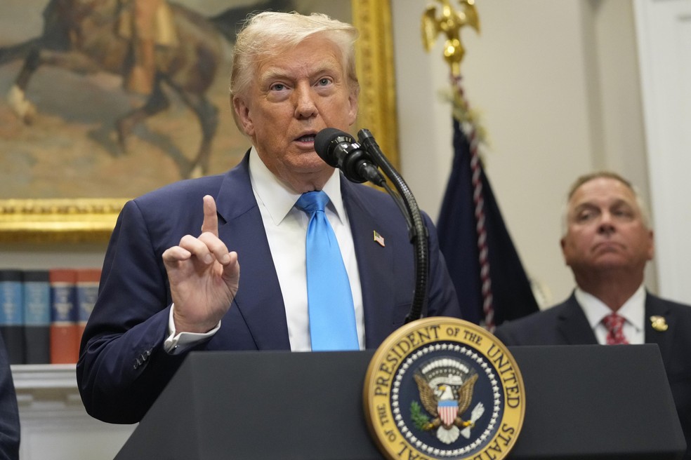 Trump - Foto: Mark Schiefelbein/AP