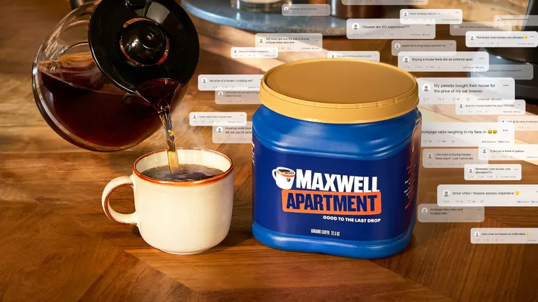 Nesta economia!? Maxwell House Rebrands como apartamento Maxwell