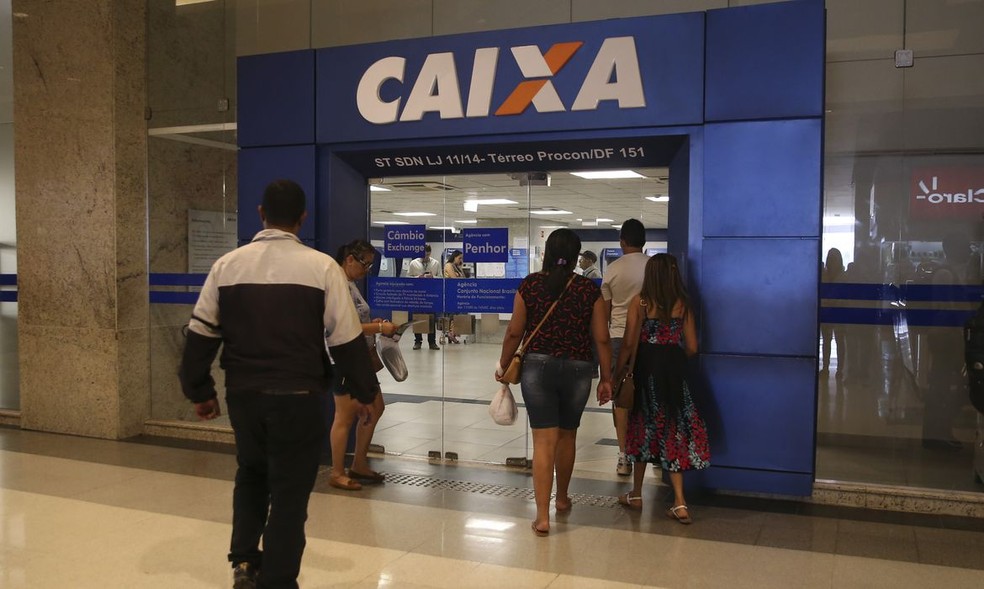 Agência da Caixa Econômica Federal — Foto: José Cruz/Agência Brasil
