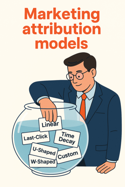 Escolhendo modelos de atribuição de marketing.