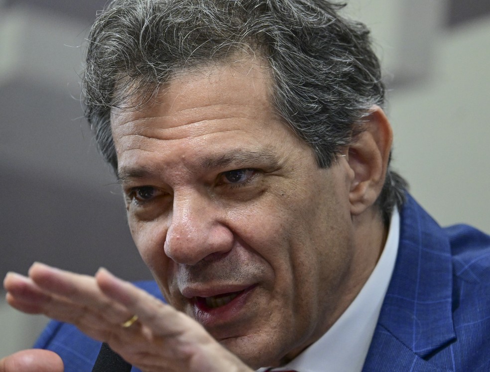 O ministro da Fazenda, Fernando Haddad — Foto: Geraldo Magela/Agência Senado