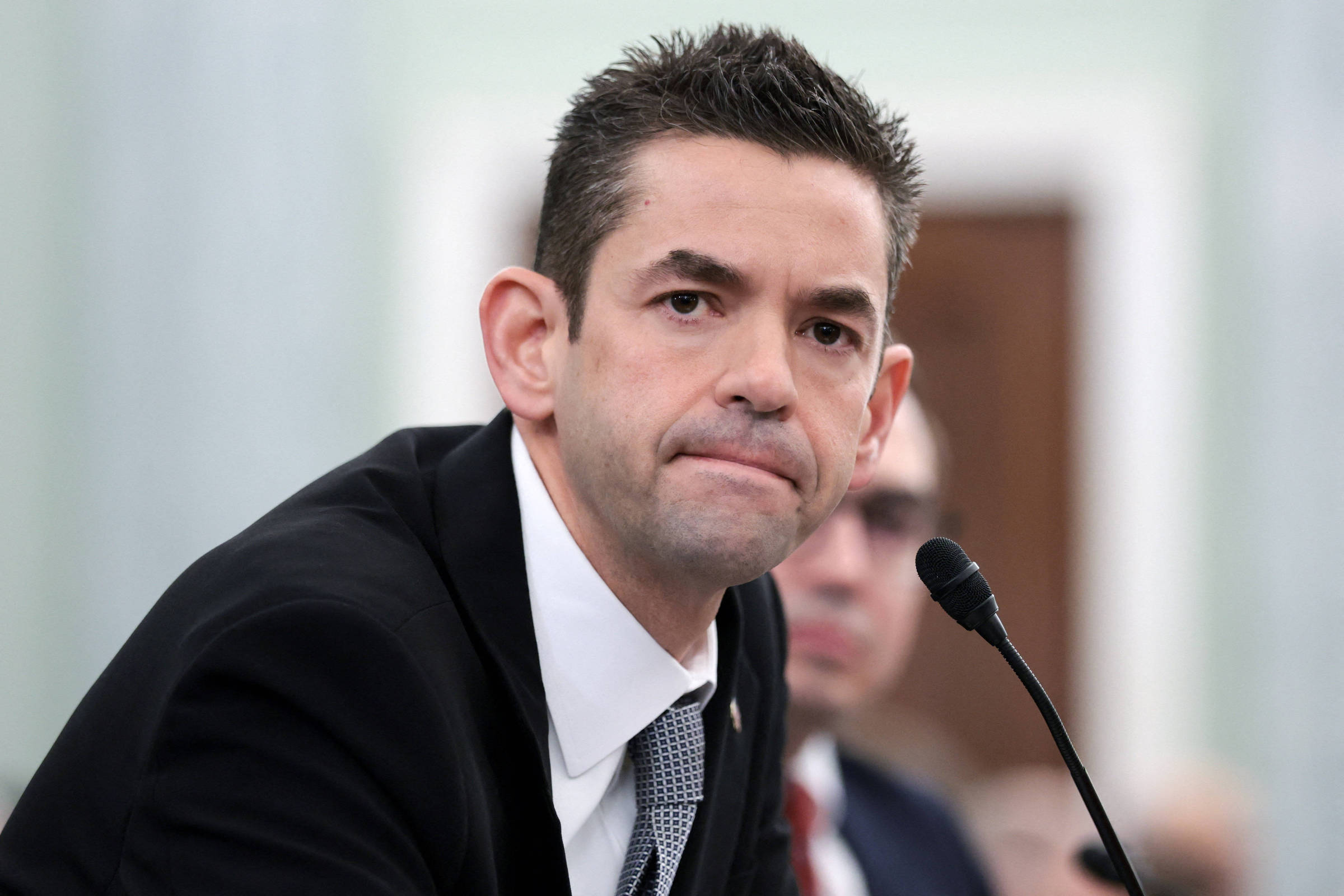 Jared Isaacman, indicado por Trump para ser o próximo administrador da Nasa, em audiência em comitê do Senado americano