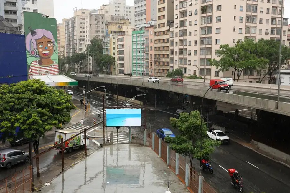 Chuva em São Paulo — Foto: Rovena Rosa/Agência Brasil