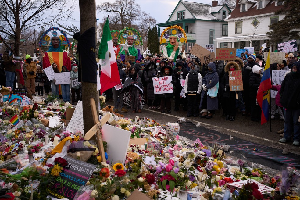 Protestos em Minneápolis — Foto: AP