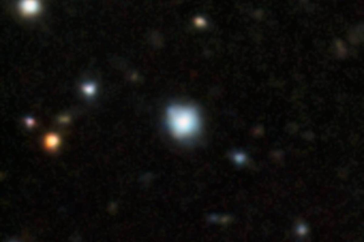 Imagem da estrela PicII-503, a mais pobre em ferro já detectada fora da Via Láctea