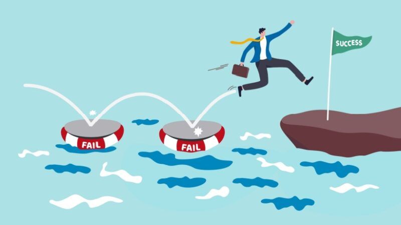 Aprendendo com o fracasso para um rápido crescimento da aprendizagem adaptativa