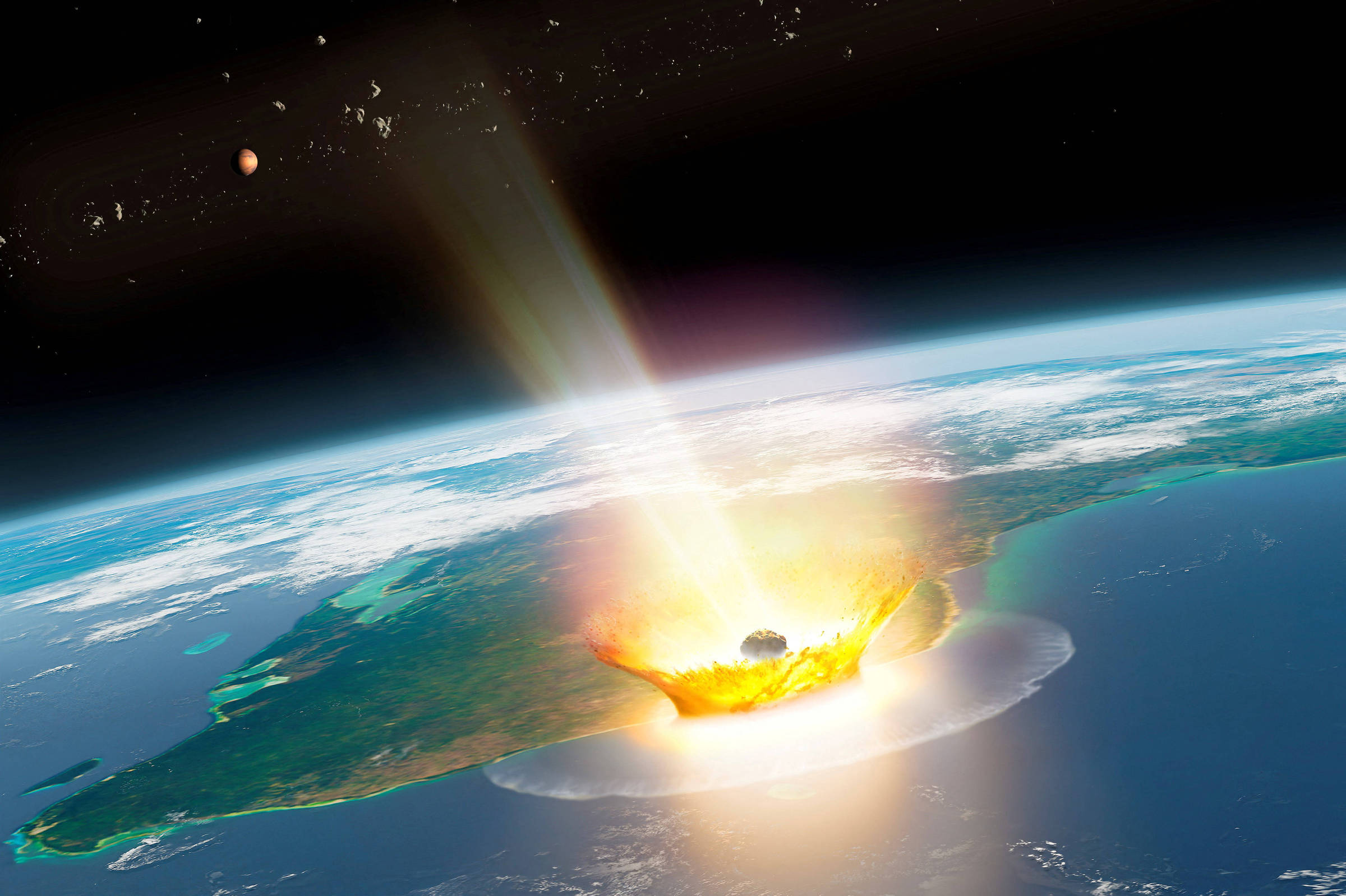 Era dos Dinossauros: asteroide tinha material raro - 22/07/2026 - Ciência
