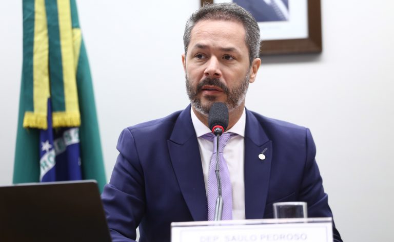 Deputado Saulo Pedroso (PSD-SP) na Comissão do Esporte da Câmara dos Deputados