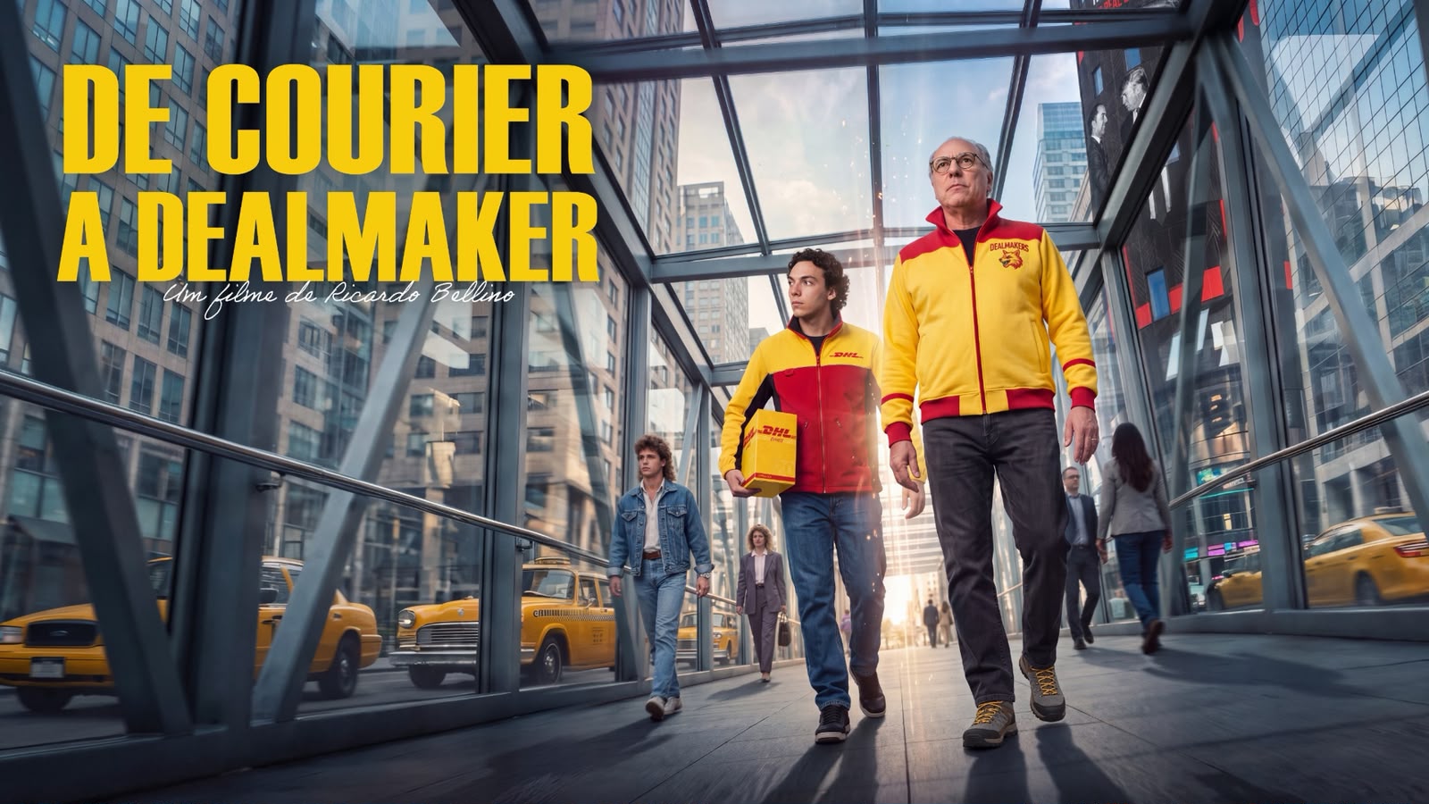 Ricardo Bellino em imagem do filme “De Courier a Dealmaker”, disponível no RecordPlus.